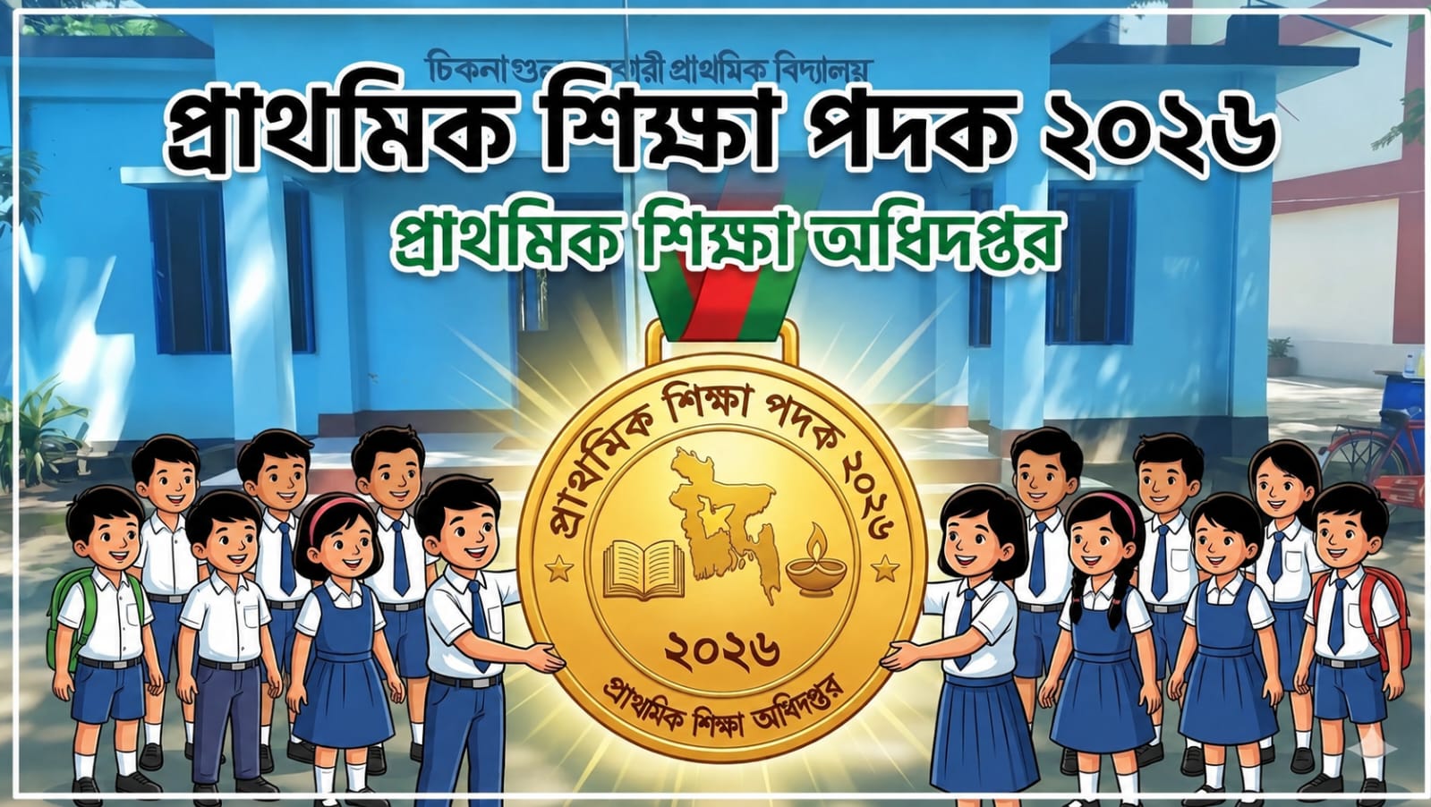জৈন্তাপুর উপজেলায় প্রাথমিক শিক্ষা পদকের শ্রেষ্ঠ শিক্ষক শিক্ষিকা ও বিদ্যালয় ঘোষণা